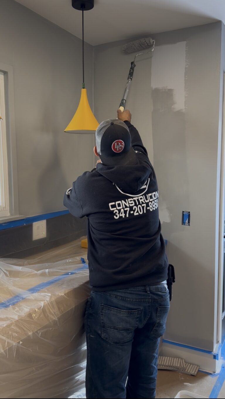 Interior wall painting by DLS Construction contractor