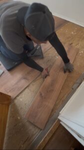 Professional flooring installation by DLS Construction in New York